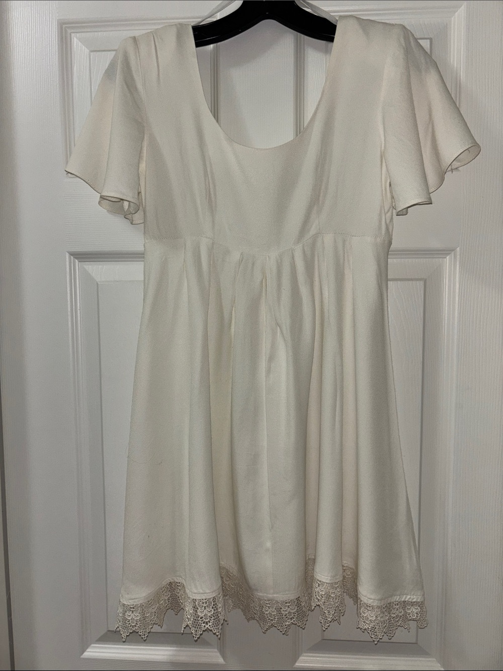 VINTAGE 1993 Babydoll Off White Dress